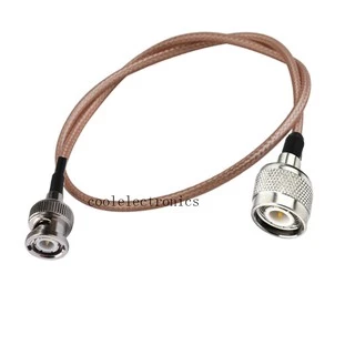 bnc male to tnc male ปลั๊กเชื่อมต่อ rg 316 สายเคเบิ้ล rf coaxial ยาว 10 15 20 50 100 เซนติเมตร