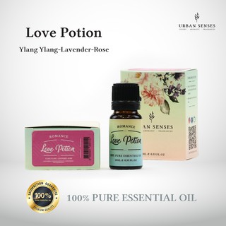 น้ำมันหอมระเหย อโรมา น้ำมันสกัดบริสุทธิ์แท้ 100% สกัดจากธรรมชาติ Urban Senses Pure Essential Oil - Love Potion