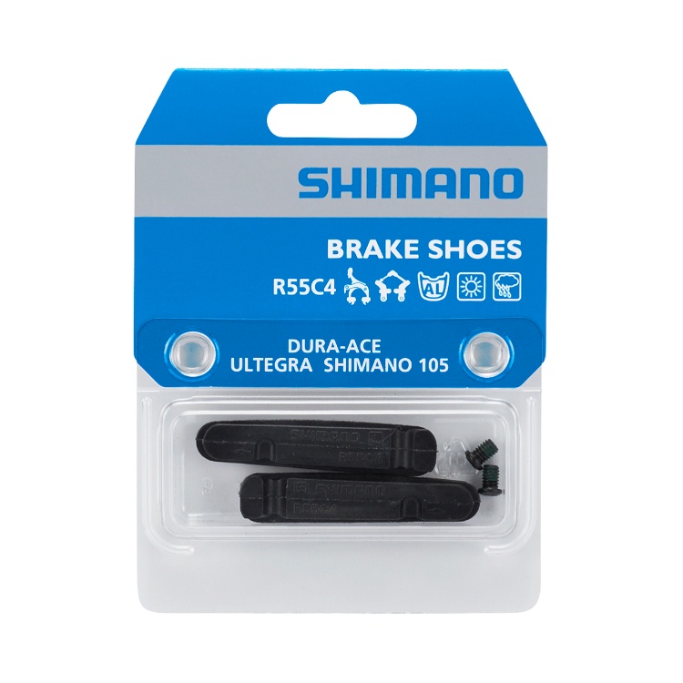ผ้าเบรก Shimano R55C4 BR-9000 สําหรับ Dura-Ace, Ultegra, Shimano 105 (1 คู่) Y8L298060