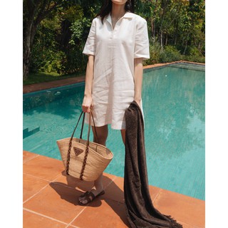 Aliotte - Malena Shirt Dress เชิีตเดรสคอปกผ้าลินิน