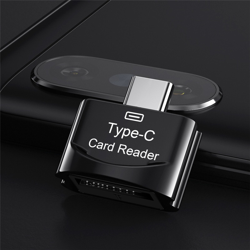 Aloy อะแดปเตอร์แปลงการ์ดรีดเดอร์ Type-C TF Micro-SD OTG สําหรับโทรศัพท์มือถือ PC