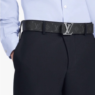 【ของแท้ 100%】หลุยส์วิตตอง/louis vuitton/LV INITIALES belt/ เข็มขัดผู้ชาย