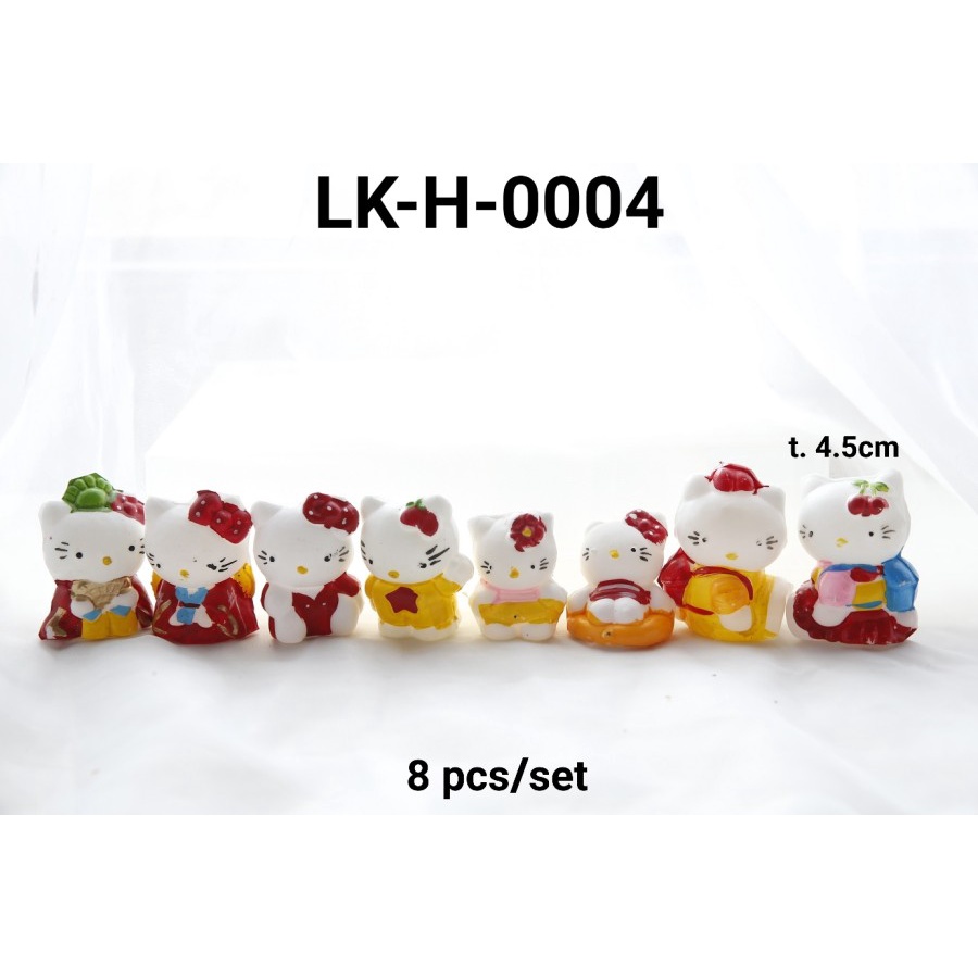 LOKAL LK-H-0004 hello kitty ทาร์ตท้องถิ่น เค้กตกแต่งเค้ก Topper