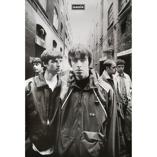 โปสเตอร์ รูปถ่าย วง ดนตรี ร็อก โอเอซิส OASIS (1991-2009) POSTER 24"x35" Inch English Rock Britpop V8