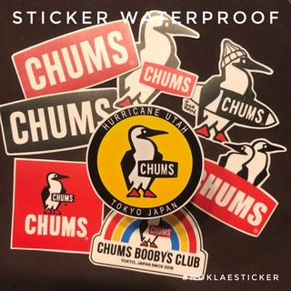 STICKER CHUMS สติ๊กเกอร์แคมป์ปิ้ง กันน้ำ 100%