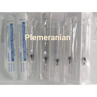 ไซริงค์พลาสติก LDS และDispo ขนาด 1 มล. แบ่งขาย 1ชุด 5 ชิ้น Syringe ป้อนอาหาร,นม