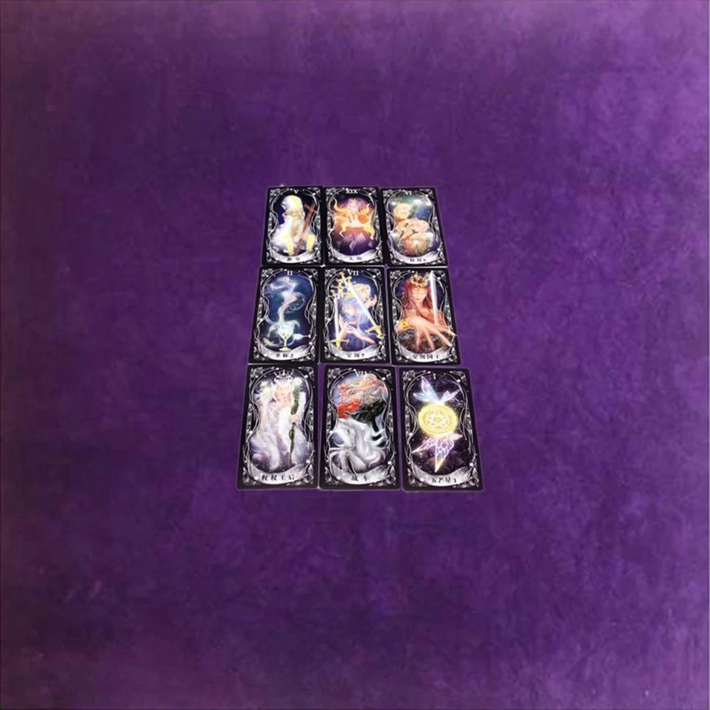 Isitaft Tarot ผ้าปูโต๊ะโหราศาสตร์ Divination Oracle การ์ด Pad กํามะหยี่ไพ่ทาโรต์ผ้า