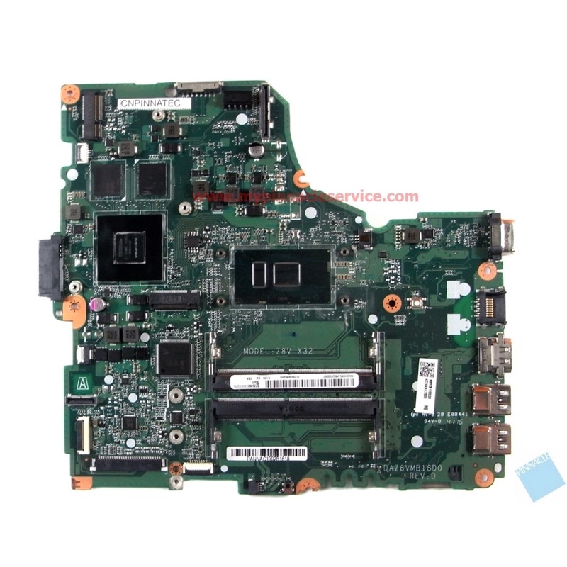 Mainboard Acer E5-475G i3-6006 GeForce 940MX test 100%