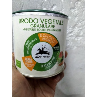 Alce Nero Vegetable Bouillon ซุปผัก กึ่งสำเร็จรูป ชนิดผง อัลเซ เนโร 120 กรัม