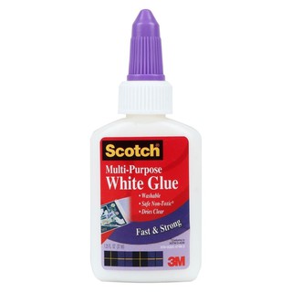 กาวลาเท็กซ์ทั่วไป SCOTCH 37 มล. สีขาว MULTI-PURPOSE LATEX GLUE SCOTCH 37ML WHITE