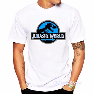 เสื้อยืด Mens T-shirt Jurassic Park T Shirt Jurassic World Blue Raptor จูราสสิค พาร์ค Mens Tshirt