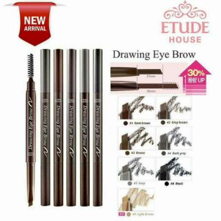 (ของแท้)​ Etude House Drawing Eye Brow รุ่นใหม่เพิ่มขนาด30%