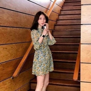 เดรสยาวทรงสวยสวยหวาน แต่งระบายกุ้นสวย❤️❤️👍
