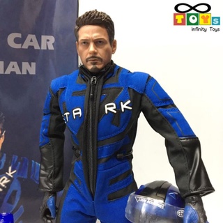 Marvel Avengers Tony Stark IRONMAN ไอรอนแมน โทนี่สตาร์ค  Racing car Scale 1:6 อุปกรณ์ครบ