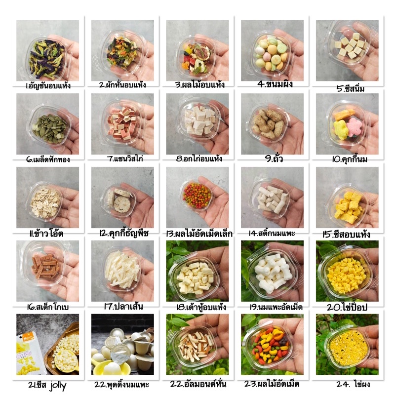 ขนมแฮมสเตอร์ ชูก้า กระต่ายกระรอกกระปุกขนาด2ออน