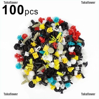 Takaflower อุปกรณ์เสริมประตูรถยนต์ 100 ชิ้น /