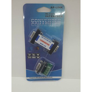 CONVERER  AP-LINK RS-232 TO RS-485 INTERFACE  Support Windows &amp; Macintosh สัญญานดี แข็งแรงทนทาน