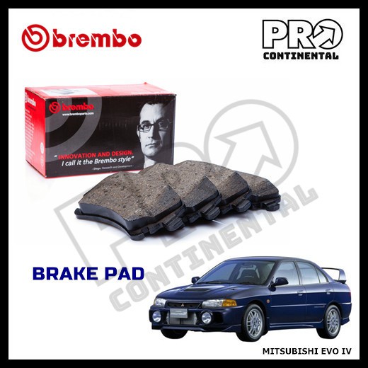 BREMBO MITSUBISHI LANCER EVOLUTION 4 ผ้าเบรคหน้า