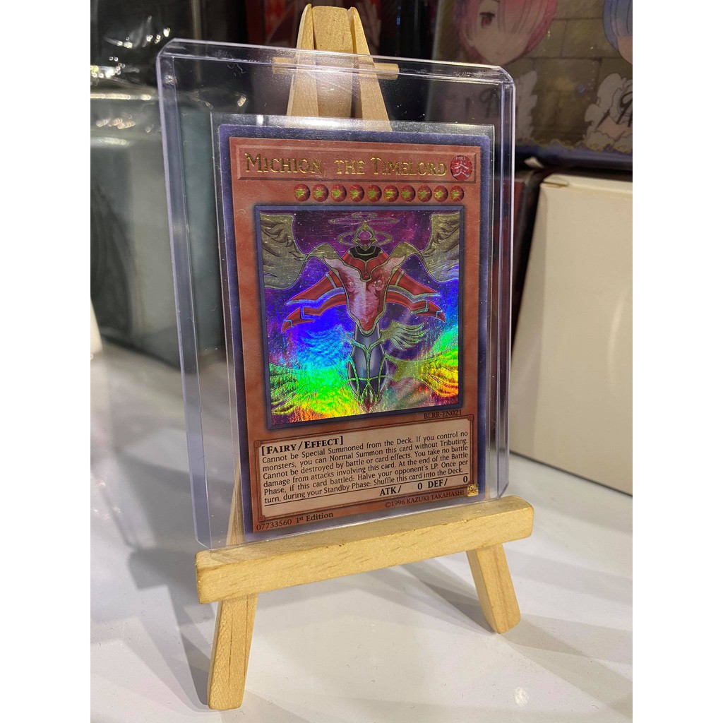 UK Ultra Rare [ Yugioh Watermelon ] Yugioh Michion the Timelord mons Card