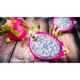 แก้วมังกร แก้วมังกรเนื้อขาว Dragon fruit (ราคา / 1 ลูก)