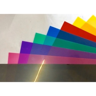 แผ่น PVC สีใส ขนาด 30x45 ซม