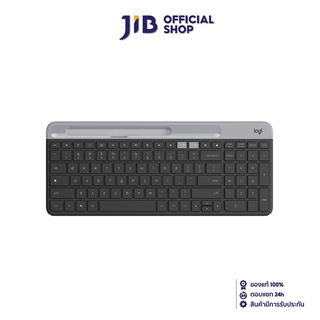 LOGITECH WIRELESS KEYBOARD (คีย์บอร์ดไร้สาย) K580 SLIM MULTI-DEVICE WIRELESS KEYBOARD (GRAPHITE) (EN)