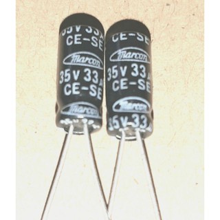 C 2.2 uf 35v  (แพค 2 ตัว) C เก็บประจุไฟ