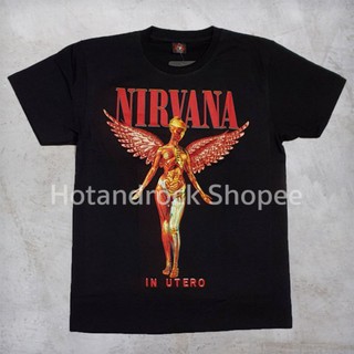 เสื้อยืดวง Nirvana TDM 1435 HOTANDROCK