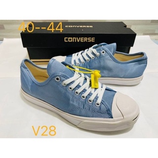 รองเท้าคอนเวิร์ส รองเท้าผ้าใบผู้ชาย Converse All Star Sea Ox - Blue รองเท้าสีฟ้า สินค้าใหม่ มือหนึ่ง พร้อมกล่องและป้าย