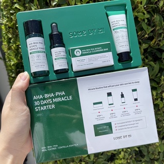 พร้อมส่ง*ของแท้* SOME BY MI Miracle Starter Kit AHA.BHA.PHA set เหมาะสำหรับคนเป็นสิว หน้ามัน 💕