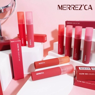 [พร้อมส่ง] Merrezca Glow INK Color LIP TINT ลิปทินท์ เนื้อสัมผัสนุ่มลื่น (มี 8 สี)