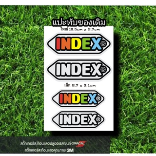 สติกเกอร์ index สะท้อนแสง3M งานตัดประกอบมือทุกชิ้น แปะทับของเดิม หน้า-หลัง