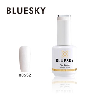 สีเจล Bluesky gel polish 80532 สีขาวมุก