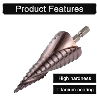 🔥M35 HSS Co Step Drill Bit Cobalt Cone Drill Bits 4-32Mm Wood Stainless Steel Metal Hole Saw Tool Set Hex