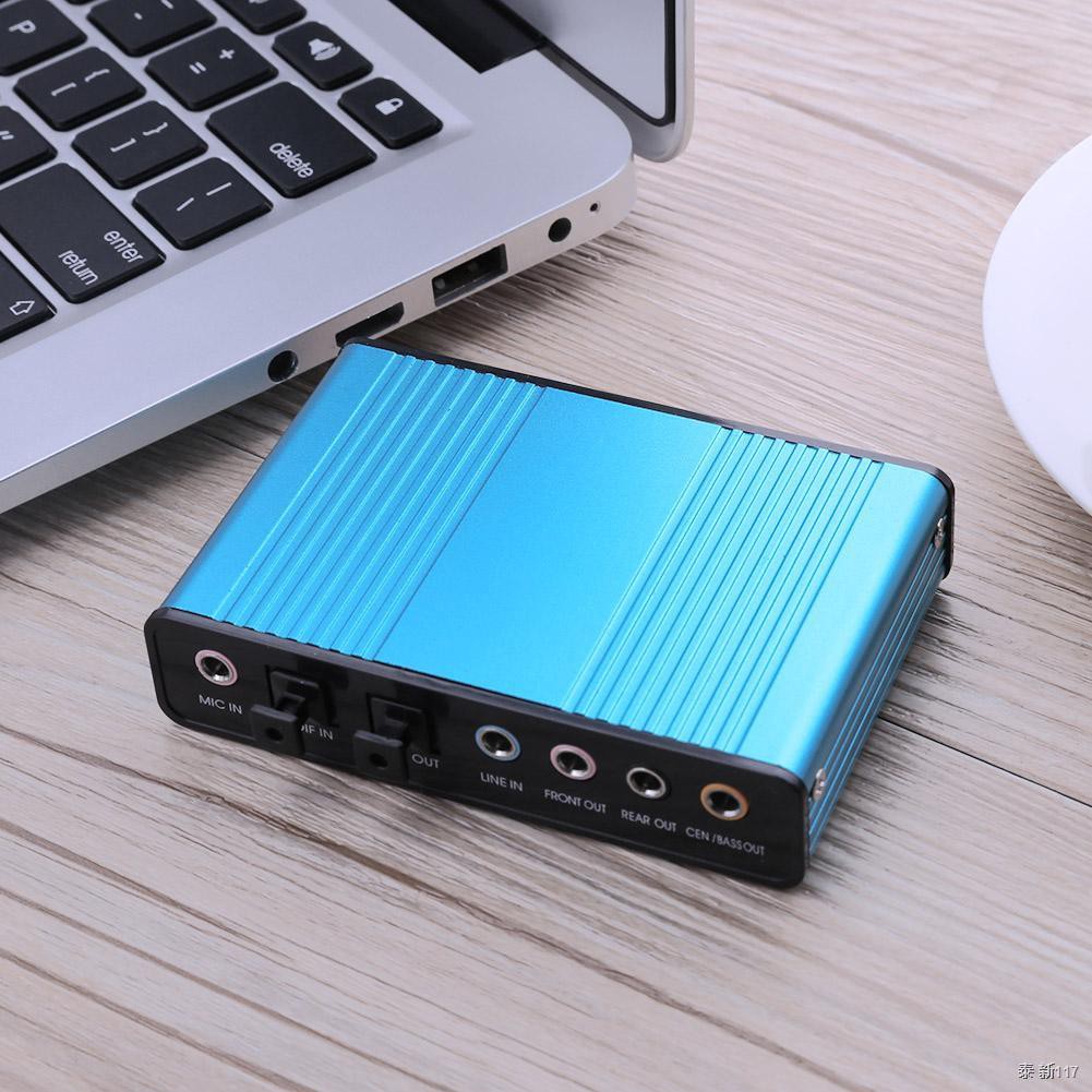 External USB Sound Card Channel 5.1 7.1 Optical Audio Card Adapter for PC Shopee Thailand