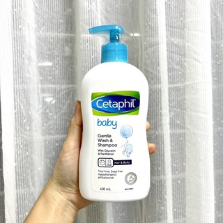 CETAPHIL BABY WASH &amp; SHAMPOO FOR HAIR &amp; BODY 400ML