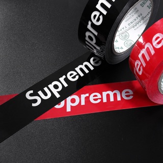 พร้อมส่ง🇺🇸ทั้ง2สี❗️❗️SUPREME🔥🇺🇸❗️❗️🎞เทปกาวSupreme เทปติดกล่องSupreme🔥 เทปติดตกแต่งเอนกประสงค์ ลาย Supreme❗️🖤❤️🔥