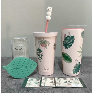 ✅พร้อมส่ง แก้วและทัมเบลอร์คอลเลคชั่น Plant Parenting feat Caterpillar จาก Starbucks Thailand แถมฟรีการ์ดสะสมทุกออเดอร์