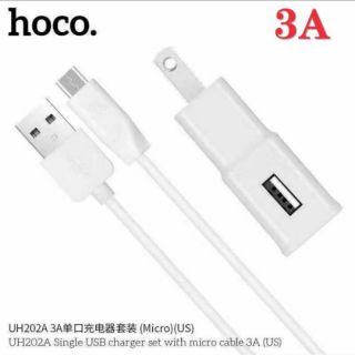 UH202A Single  USB  charger set with  micro  cable 3 A (US)