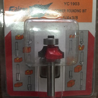 ดอกทริมเมอร์ แกน 1/4” ลบเหลี่ยม 3/8” ติดลูกปืน