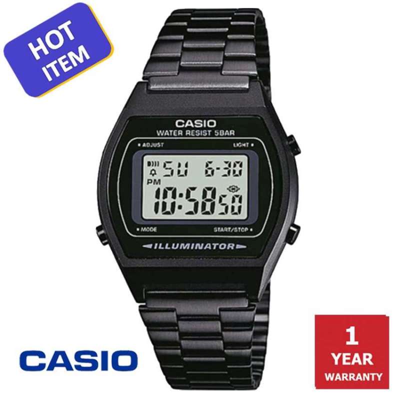Casio Standard Digital รุ่น B640WB-1ADF / B640WB-1A - สีดำ มั่นใจแท้ 100%