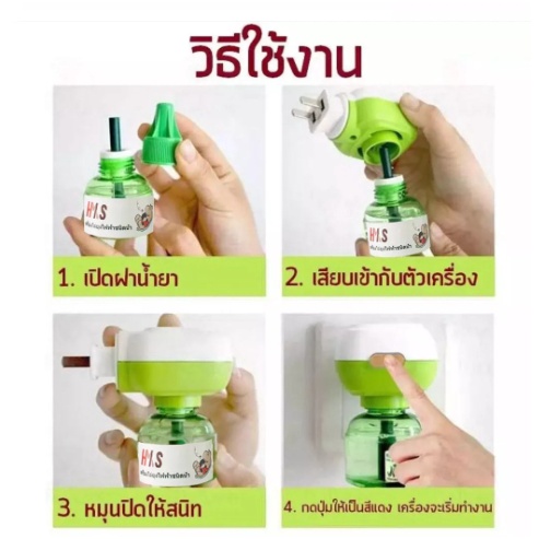 ยากันยุง ยากันยุงไฟฟ้า ชุดน้ำยาไล่ยุง