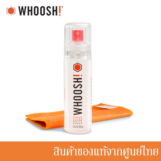 Whoosh Screen Shine Go XL 100 ml. น้ำยาทำความสะอาด มือถือ แท็บเล็ต มาพร้อมผ้าไมโครไฟเบอร์