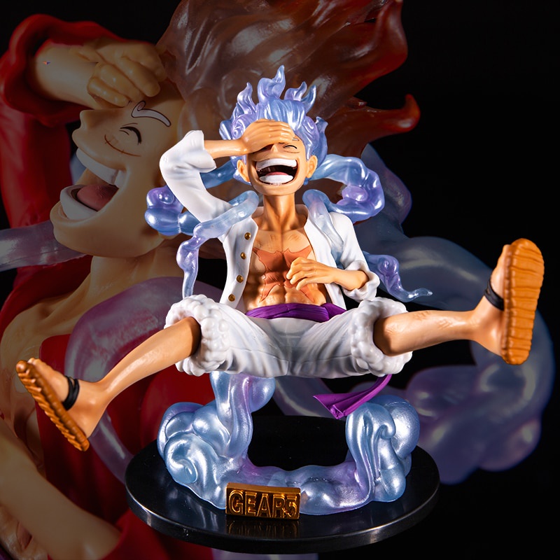 อะนิเมะOne PieceรูปLuffy Gear 5 Action Figure Sun God Nika PVCรูปปั้นFigurineรุ่นสะสม-17.5 ซม.