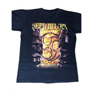 เสื้อยืดผู้หญิง - วินเทจsepultura90sกับผู้ชายผ้าฝ้ายคลาสสิกแฟชั่นเสื้อยืดคอกลม