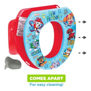 เบาะรองชักโครกเด็ก Paw patrol Soft Potty Seat สีฟ้าอ่อน