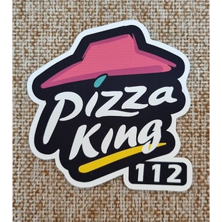 สติกเกอร์ ประชาธิปไตย pizza 112 การเมือง เผด็จการ สามนิ้ว