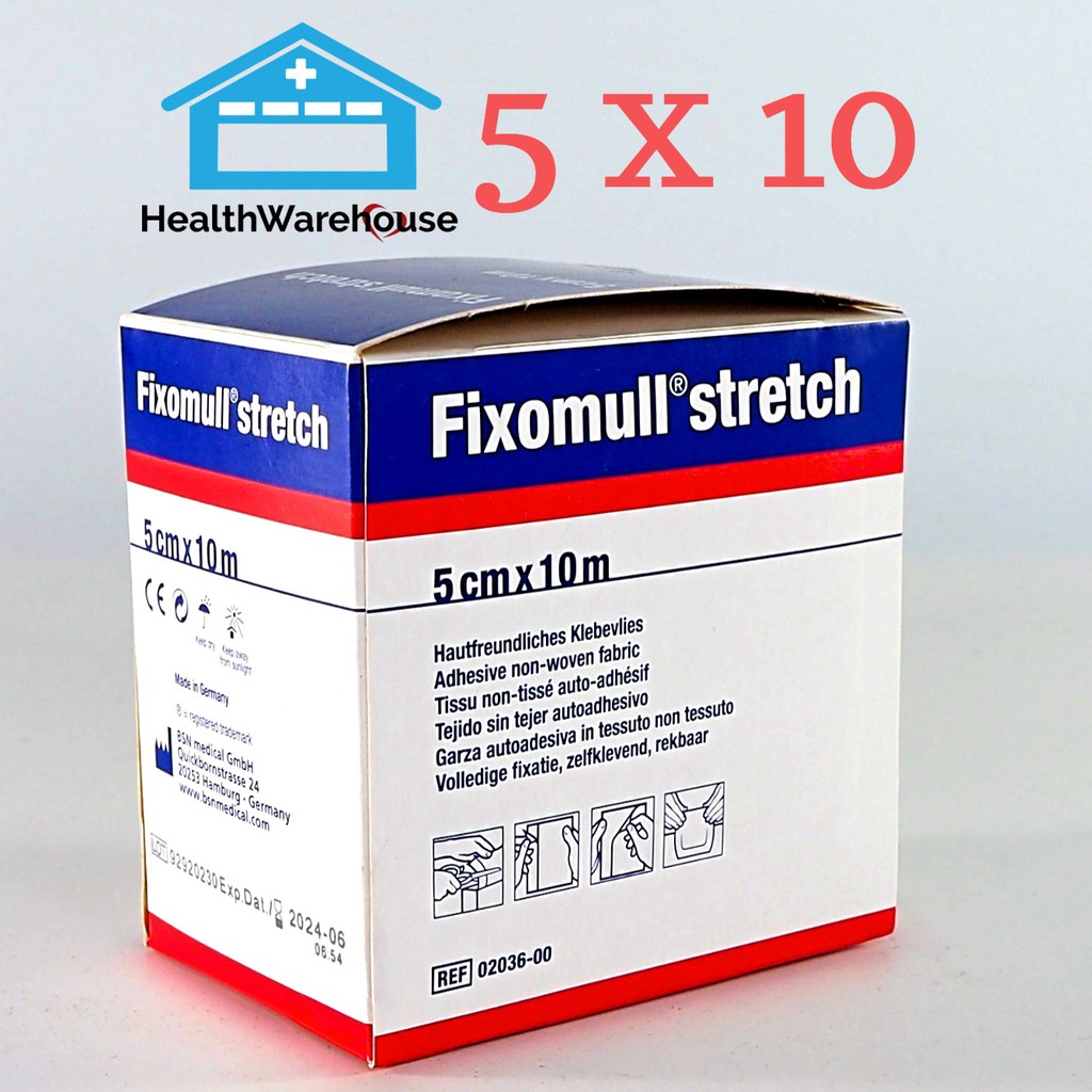 Fixomull Stretch 5 cm x 10 m ฟิกซ์โซมูล เทปปิดแผล ยืดได้
