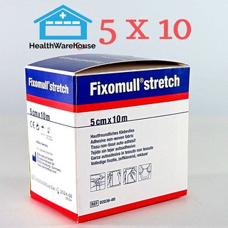 Fixomull Stretch 5 cm x 10 m ฟิกซ์โซมูล เทปปิดแผล ยืดได้