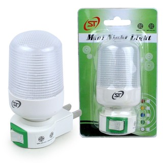 หลอดไฟ เสียบปลั๊กหลอด LED 3W. daylight Mini Night Light ไฟหัวเตียง ไฟห้องนอน